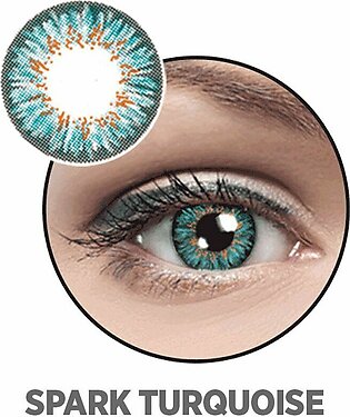 Optiano Soft Color Contact Lenses, Spark Turquoise