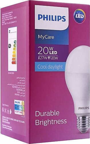 Philips Mycare LED Bulb, 20W, E27 Cap, Cool Daylight