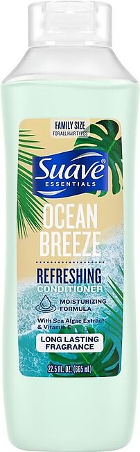 Suave Essentials Ocean Breeze Refreshing Conditioner, For All Hair Types, 665ml