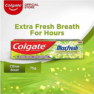 Colgate MaxFresh Green Gel Citrus Blast Toothpaste 75gm
