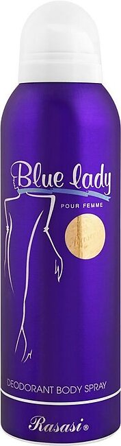 Rasasi Blue Lady Deodorant Body Spray For Women, 200ml