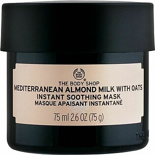 The Body Shop Mediterranean Almond Milk With Oats Instant Soothing Mask, 75ml