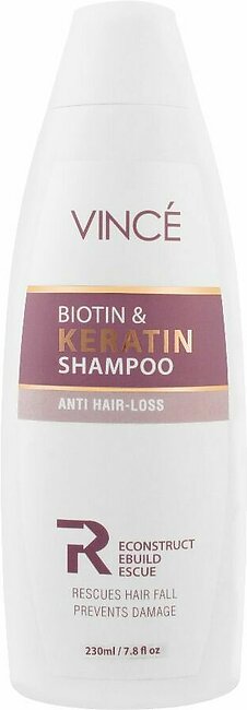 Vince Biotin & Keratin Anti Hair Loss Shampoo, 200ml