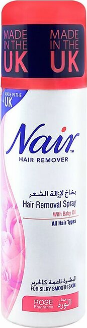 Nair Rose Baby Oil Hair Removal Spray 200ml