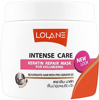 Lolane Intense Care Volume Filler Keratin Repair Hair Mask, 200ml