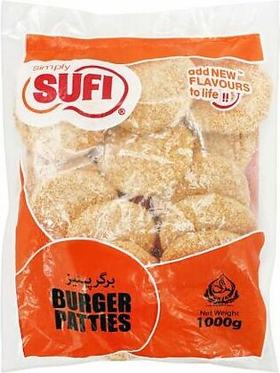 Sufi Burger Patties, (Poly Bag), 1000g