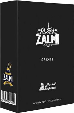 Asgharali Zalmi Sport Eau De Parfum, Fragrance For Men, 50ml