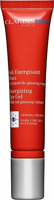 Clarins Paris Men Energizing Eye Gel, With Red Ginseng Extract, 15ml