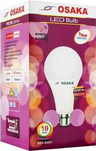 Osaka LED Bulb, 18W, E27, Day Light