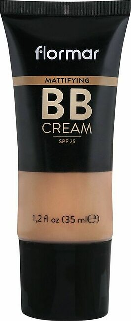 Flormar Mattifying BB Cream, SPF-25, Light/Medium, 04, 35ml