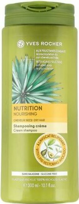 Yves Rocher Nutrition Nourishing Cream Shampoo, Silicone Free, 300ml