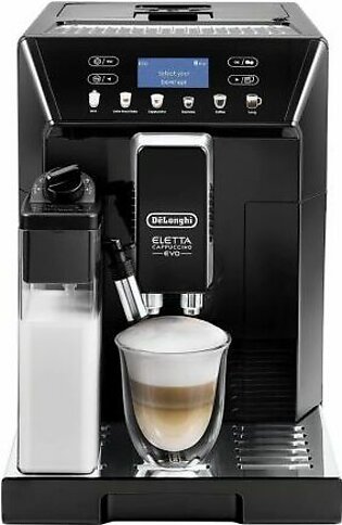 Delonghi Eletta Cappuccino Evo Automatic Coffee Maker, ECAM46.860