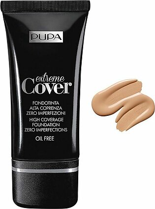 Pupa Milano Extreme Cover High Coverage Foundation, Oil Free, 002