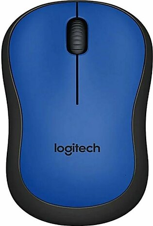 Logitech Wireless Mouse, Blue/Black, M-221