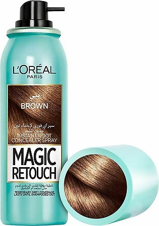 L'Oreal Paris Magic Retouch Instant Root Concealer Spray, Brown, 75ml