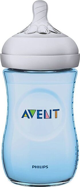 Avent Natural Feeding Bottle 1m+ 260ml (Blue) - SCF695/13