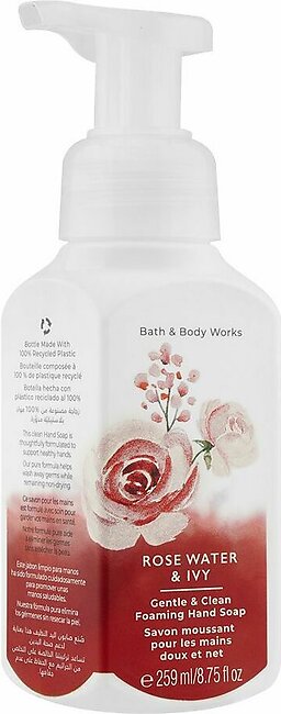 Bath & Body Works Rose Water & Ivy, Gentle & Clean Foaming Hand Soap, 259ml