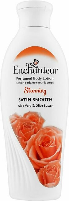 Enchanteur Satin Smooth Stunning Perfumed Body Lotion, 250ml