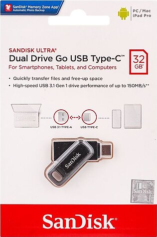Sandisk Ultra Dual Drive Go USB Type-C, 32GB