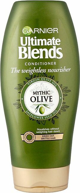 Garnier Ultimate Blends Mythic Olive Conditioner, Dried Out Hair, 360ml