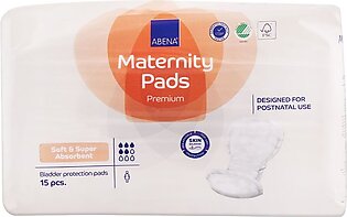 Abena Maternity Premium Bladder Protection Pads, 15-Pack