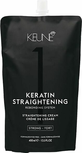 Keune Keratin Straightening Rebonding System Straightening Cream, Strong, 400ml