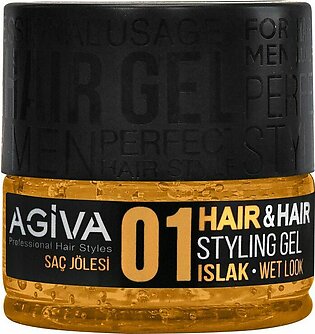 Agiva Professional Wet Look Hair & Hair Styling Gel, 01, 200ml