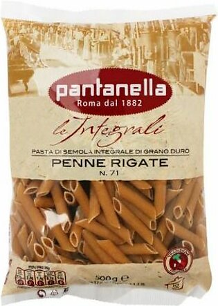 Pantanella Whole Wheat Penne Rigate Pasta, No. 71, 500g