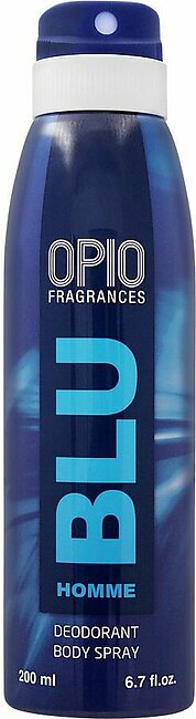 Opio Blu Deodorant Body Spray, For Men, 200ml