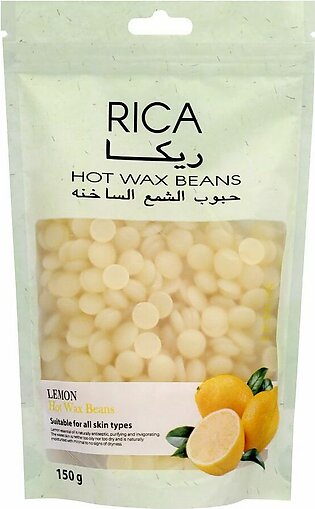 RICA Lemon Hot Wax Beans, All Skin Types, 150g