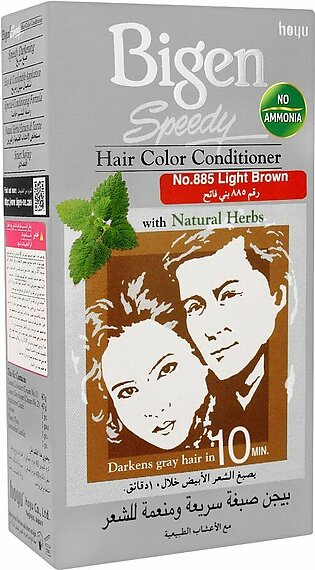 Bigen Speedy Hair Color Conditioner, Light Brown 885