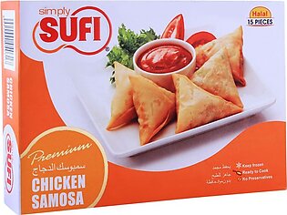 Sufi Chicken Samosa, 15 Pieces, 210gm