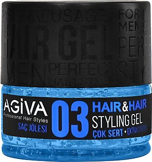 Agiva Professional Extra Strong Hair Styling Gel, 03, 200ml