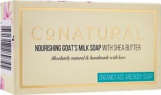 CoNatural Organic Face And Body Soap, Nourishing Goat's Milk With Shea Butter, 107g