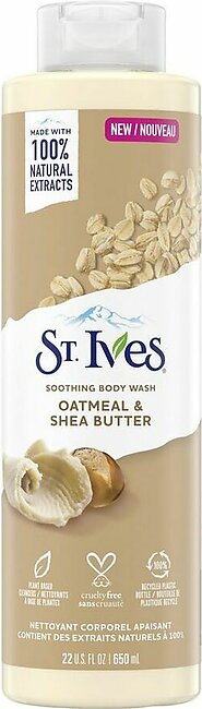 St. Ives Oatmeal & Shea Butter Soothing Body Wash, 650ml