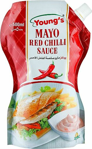Young's Mayo Red Chilli Sauce, 500ml