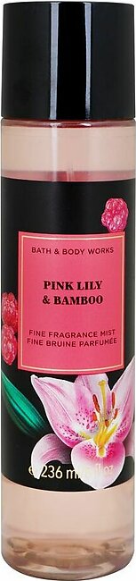 Bath & Body Works Pink Lily & Bamboo Fine Fragrance Mist, 236ml