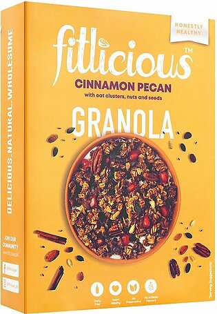 Fitlicious Cinnamon Pecan Granola Muesli Box 400gm