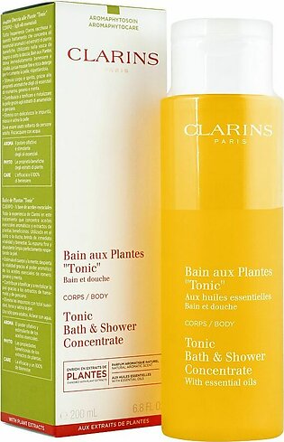Clarins Paris Tonic Bath & Shower Concentrate, 200ml