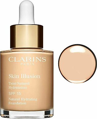 Clarins Paris Skin Illusion Natural Hydrating Foundation, SPF 15, 105 Nude