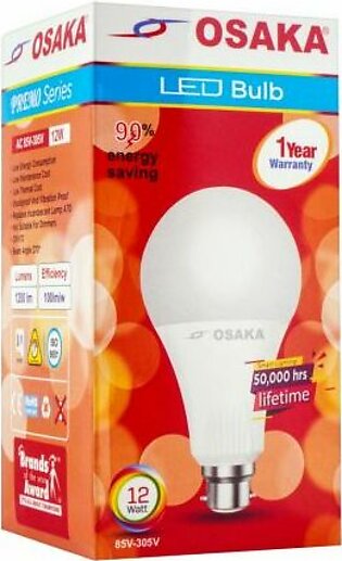 Osaka LED Bulb, 12W, E27, Day Light