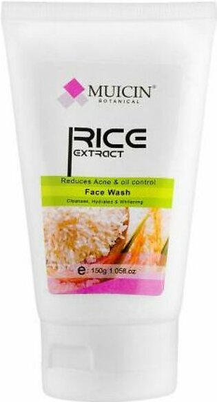 Muicin Rice Extract Reduces Acne & Oil Control Face Wash, 150g
