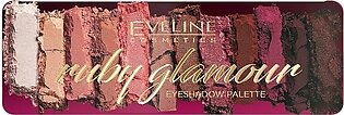 Eveline Ruby Glamour Eyeshadow Palette, 12 Shades