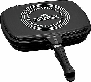 Sonex Die Cast Double Grill Pan, 30cm, 11.8 Inches, 52341