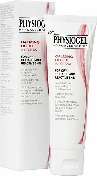 Physiogel Calming Relief A.I. Cream, Dry, Irritated and Reactive Skin, 50ml