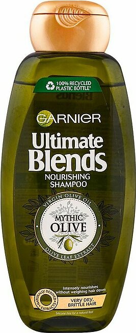 Garnier Ultimate Blends Mythic Olive Nourishing Shampoo, For Very Dry And Brittle Hair, 360ml