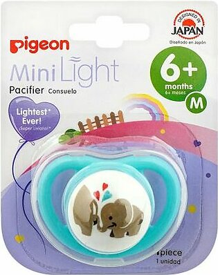 Pigeon Mini Light M Unisex 6 Months+ Pacifier Elephant, N78240