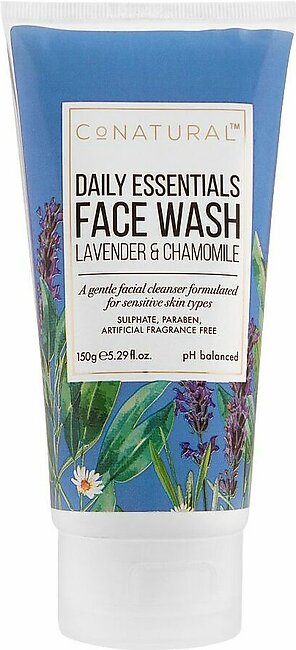 CoNatural Daily Essentials Lavender & Camomile Face Wash, 150ml