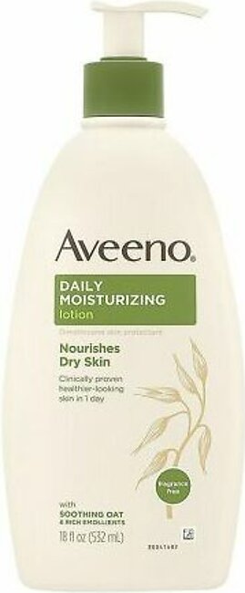 Aveeno Active Naturals Daily Moisturising Lotion, Fragrance Free, 532ml