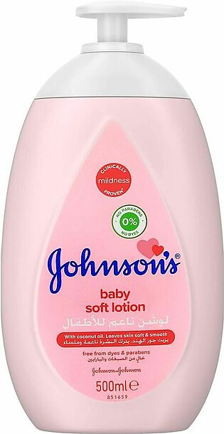 Johnson's Baby Soft Lotion, Paraben Free, UAE, 500ml